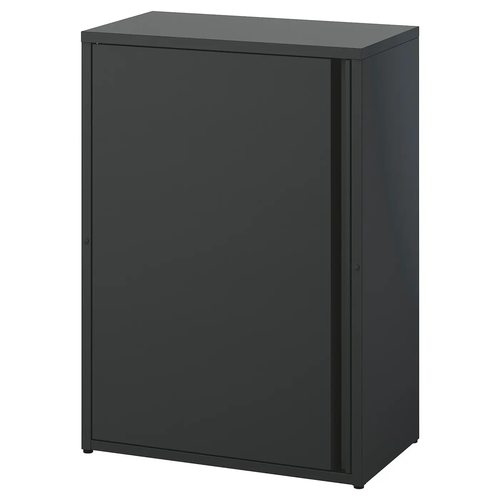 ikea宜家 苏恩索 柜子煤黑色户外产品室内金属材质纯色60x35x86cm